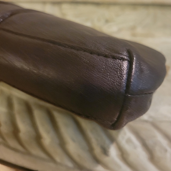 L.A.M.B. by Gwen Stefani Leather Clutch Luxury Designer Celebrity Black #745 - Picture 17 of 17